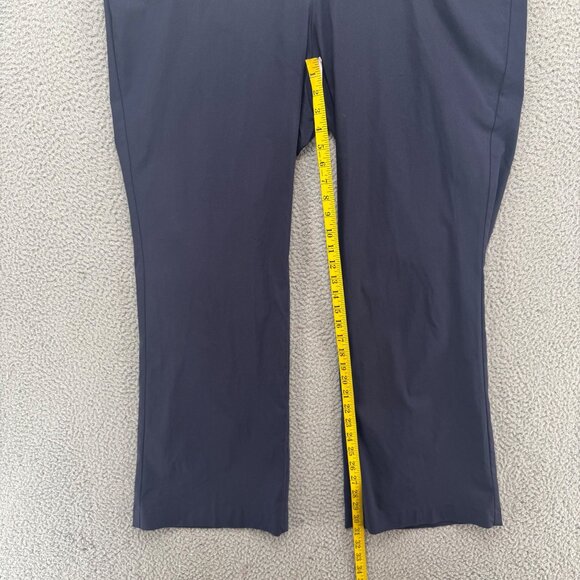Lane Bryant Curvy Allie Pants Womens Navy Blue Flat Front Stretch Size 20R - Picture 9 of 9